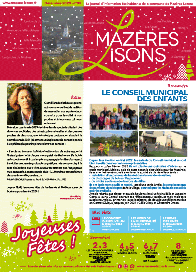 Mazères-Lisons n°33 – Décembre 2023